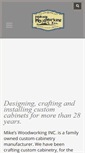 Mobile Screenshot of mikeswoodworkinginc.com